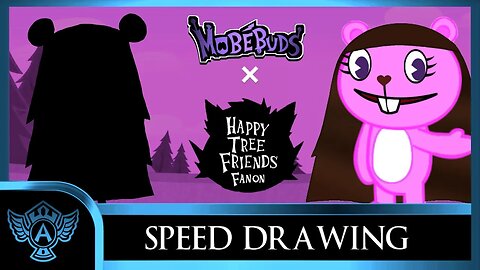 Speed Drawing: Happy Tree Friends Fanon - Ariel | Mobebuds Style
