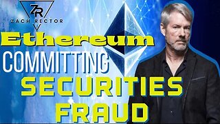 Michael Saylor Says “Ethereum Is Committing Securities Fraud”