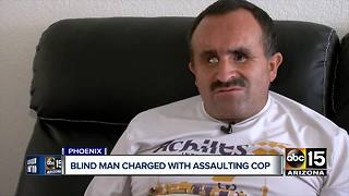 Blind man fighting arrest for assault of Phoenix police officer