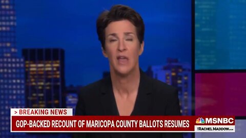 MadCow Maddow loses it on TV news