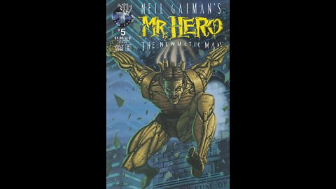 Neil Gaiman's Mr. Hero - The Newmatic Man -- Issue 5 (1995, Tekno Comix) Review