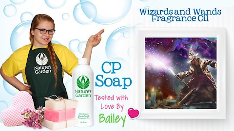 Soap Testing Wizards and Wands Fragrance Oil- Natures Garden