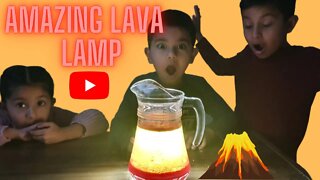 First Time Making A Homemade Lava Lamp With Super Kids