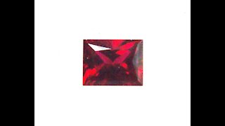 Hydrothermal Ruby Rectangle Radiant Cut