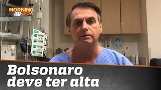 Bolsonaro pode deixar o hospital nesta quarta-feira