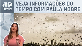 Nova frente fria e volumes expressivos de chuva no Sul | Previsão do Tempo