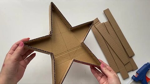 Christmas Decoration idea with Cardboard | DIY Affordable Christmas craft idea