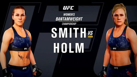 EA Sports UFC 3 Gameplay Holly Holm vs Leslie Smith