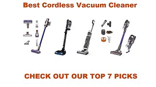 Best Cordless Vacuum Cleaner: Dyson Shark Hoover Tineco black & decker Stick Vacuums