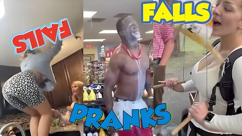 FUNNY FALLS, FAILS AND PRANKS COMPILATION 33