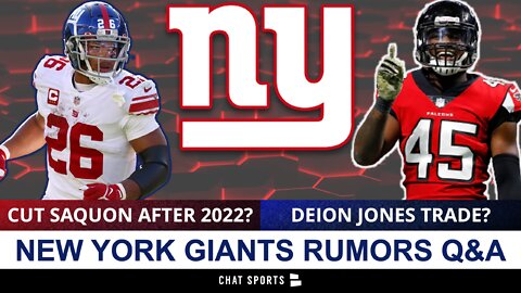 Cut Saquon Barkley After 2022? New York Giants Q&A Ft. Deion Jones