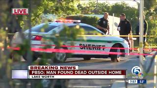 Dead body found in Lake Worth yard