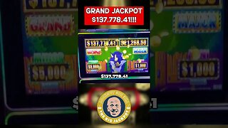 Grand Jackpot $137,778 41!!! #shorts