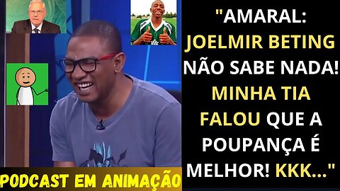 CÉSAR SAMPAIO CONTANDO A HISTÓRIA HILÁRIA DA POUPANÇA DA TIA DO AMARAL| RESENHA ESPN MARCOS OSÉAS