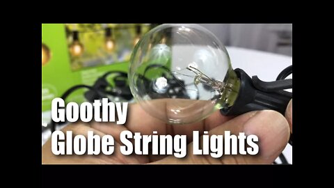 Goothy Globe Backyard Patio String Lights with G40 Bulbs (25ft) Review