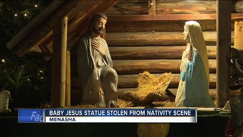 Irreplaceable baby Jesus stolen from WI church Nativity scene