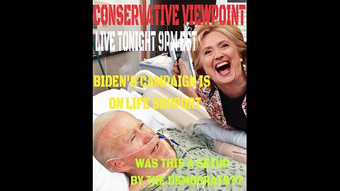 BIDEN'S CAMPAIGN IS ON LIFESUPPORT, WAS THIS A SETUP BY THE DEMOCRATS TO GET RID OF BIDEN????