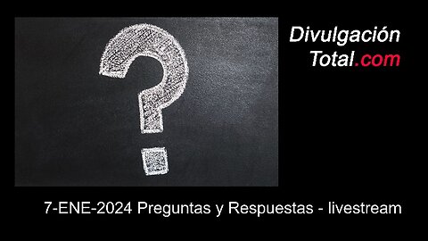 07-ENE-2024 Transmisión de prueba en vivo (editada) - Epstein, ETs en Miami, etc.