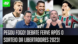 "VOCÊ TÁ LOUCO? Cara, quem SE DEU PIOR nesse SORTEIO da Libertadores foi o..." DEBATE FERVE!