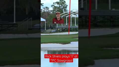Rick Shiels golf shot on 17 at TPC Sawgrass! #rickshiels #golf #shorts