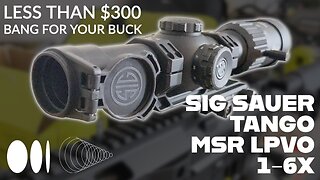 The best LPVO for under $300 - SIG SAUER TANGO MSR 1-6X