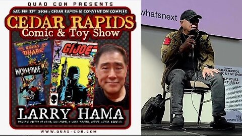 Larry Hama Panel from 2024 Cedar Rapids Comic & Toy Show