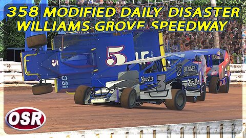 358 Modified Official Race - Williams Grove Speedway - iRacing Dirt #dirtracing #iracingdirt