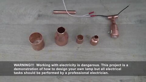 DIY Lamp made out of Copper Pipe
