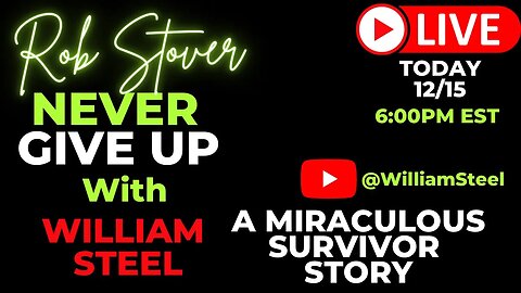 William Steel with Rob Stover ⭐️LIVE⭐️