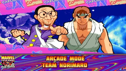 Marvel Super Heroes VS. Street Fighter: Arcade Mode - Team Norimaro