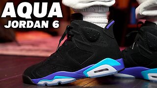 Air Jordan 6 " Aqua " Review and On Foot