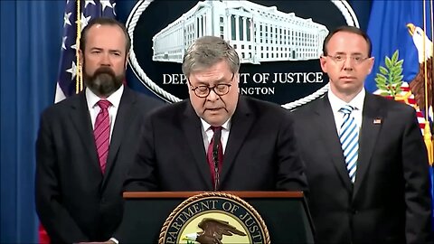 Bill Barr Press Conference