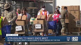 Arizona food banks seeing more families needing help in 2020