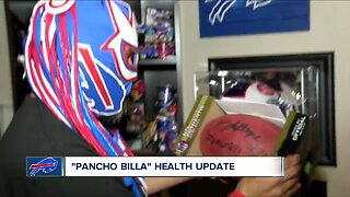 Bills super fan Pancho Billa unable to communicate because of medication