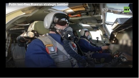 Putin test-flies Russian strategic bomber