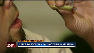 Calls to stop ban on smokable marijuana