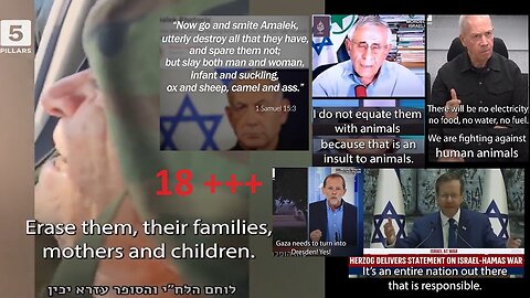 This video is a must watch, must share. It compiles various recent statements by Israeli officials