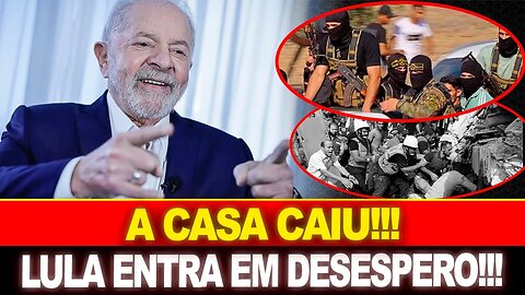 A CASA CAIU!!! LULA ENTRA EM DESESPERO - VERDADE VEM ATONA...