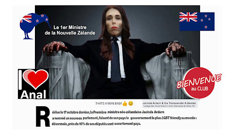 Nlle Zélande / Le 1er Ministre Jacinda Ardern est un "transgenre" (Hd 720) Lire descriptif
