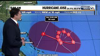 Hurricane Jose 5 a.m. advisory