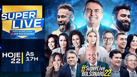 Super Live da Liberdade Jair Bolsonaro - Hoje às 17h - Retransmissão Live
