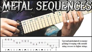 Metal Guitar Scale Sequences + TABs