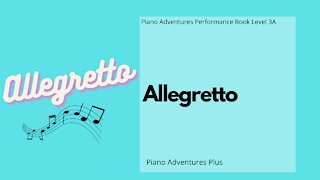 Piano Adventures Performance Book 3A - Allegretto