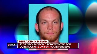 Police seek 22-year-old suspect in connection to I-94 donut stunts