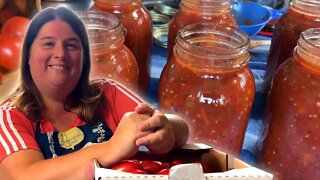Homemade Vegetable Spaghetti Sauce | Pressure Canning Tomato Sauce