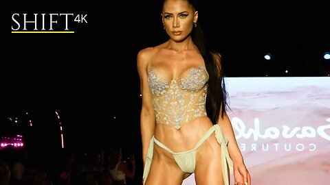 EMA SAHAHL COUTURE BIKINI Fashion Show in 4K / Miami Swim Week 2022