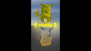 Sculpting PIKACHU POKEMON in Blender 3D!! 😼 #shorts