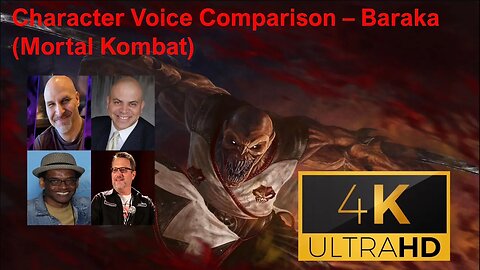 Character Voice Comparison - Baraka (Mortal Kombat)