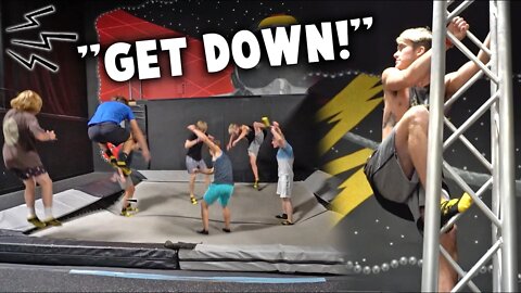 DON'T DO THIS AT A TRAMPOLINE PARK!