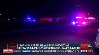 Man injured in Wasco shooting